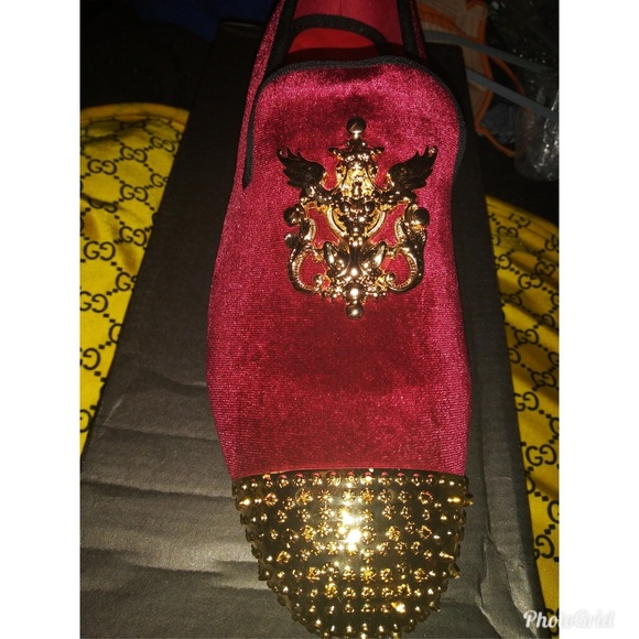 Red men's loafers - Picture 1 of 4